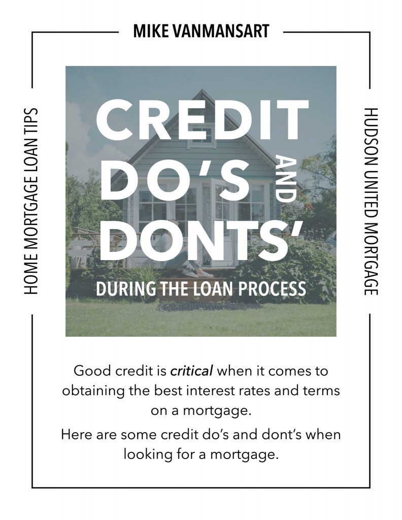 Credit Do's and Dont's of Buying a Home